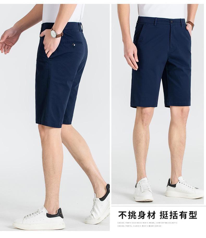 Product Introduction of Men's Shorts, Loose Fit, Plus Size, Casual Pants, Breathable Cotton Material, Suitable for Workwear, Hiking and Sports, Fashionable, Stylish, Men's Clothing, Summer 2024 Collection 13
