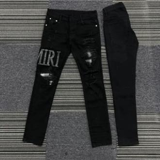 Product Introduction of Quần jean nam amr boy phố rách vá mẫu trẻ trung-MỸ LINH SHOP Menswear Pants 17
