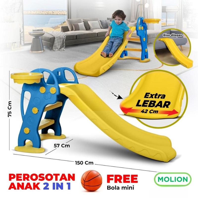 TOYSBAR Perosotan Anak Molion Mainan Perosotan Anak M1105 Permainan Plastik 7