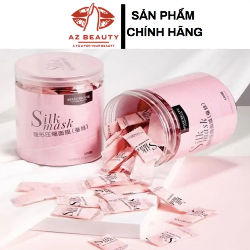 Mặt nạ nén Maycreate Silk Mask Mặt nạ nén chăm sóc da dưỡng ẩm Surica MC07
