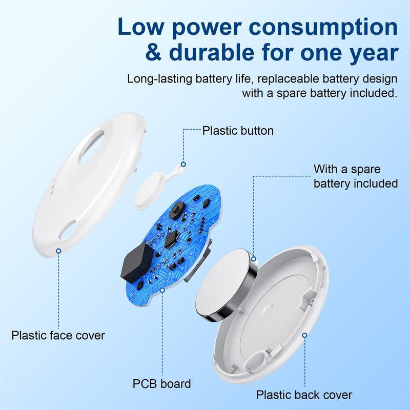GPS Tracker for iOS, Anti-loss Reminder Device, MFI Rating Locator Key Pet Child Elderly Anti-loss Tracker, Smart Device Anti-loss Tracker 6