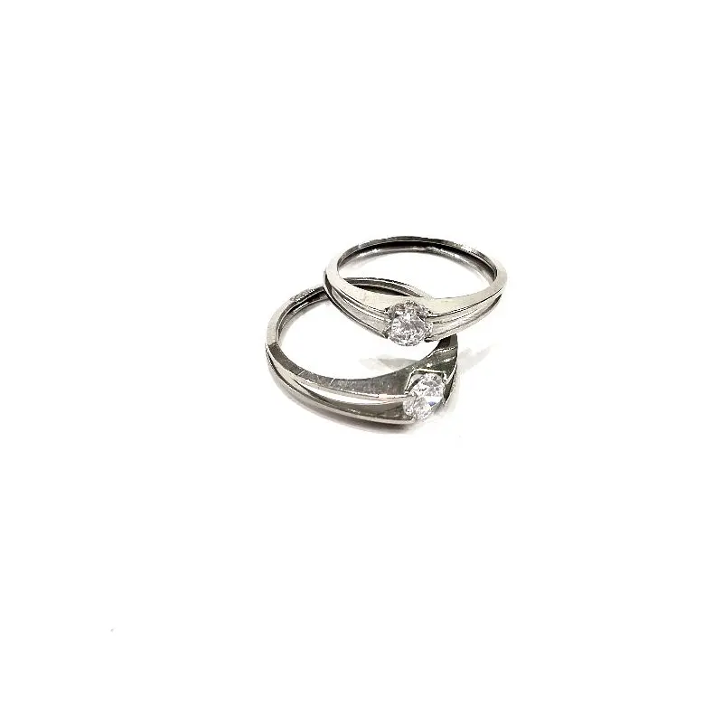 Cincin Titanium Wanita Motif Permata 2