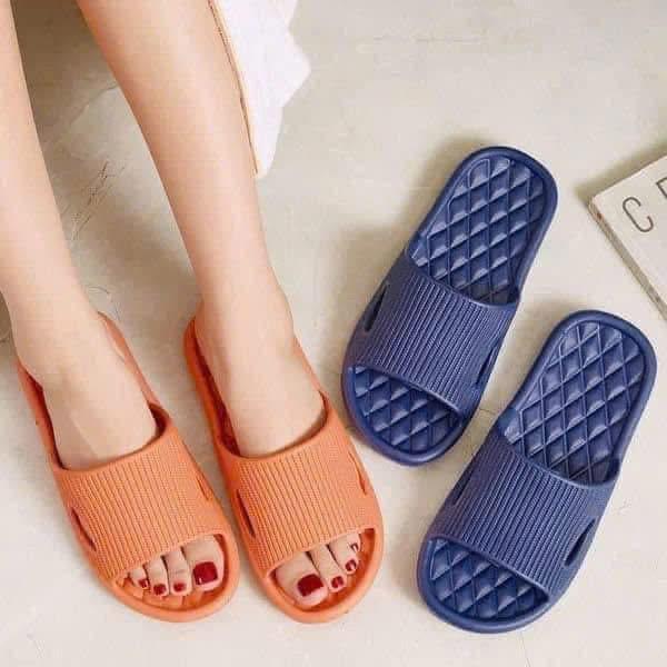 Product Introduction of Combo 5 đôi dép Xốp dẻo siêu nhẹ đi trong nhà người lớn, cho nam và nữ, trống trơn trượt, độ bền cao, đế bằng , đi êm chân DéP Slipperd Hoa 11
