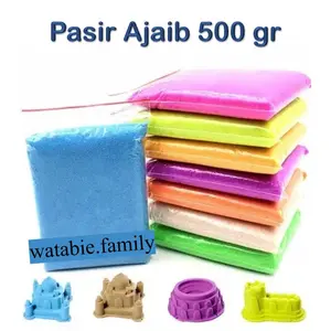 500 gr Mainan Pasir Ajaib Anak Magic Sand kemasan 500 gr | Pasir Anak Pasir Ajaib Refill
