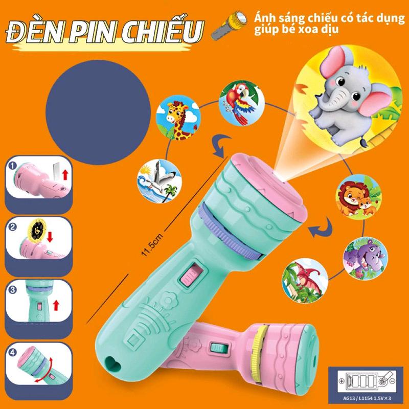  Đèn Pin Chiếu 80 Hình Ảnh Động Vật Siêu Nhân Hoạt Hình Cho Bé - Đồ Chơi Học Tập Và Giải Trí Đặc điểm nổi bật 