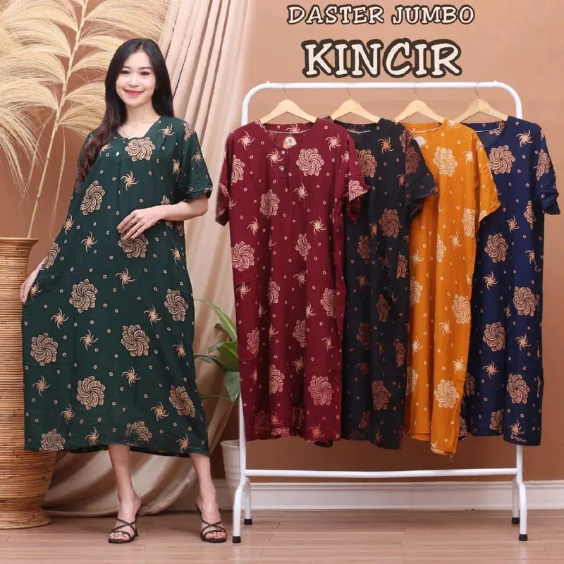 Daster Jumbo Rayon 100rb Dapat 3 Pcs Daster Wanita Busui Bumil Kancing Depan Bahan Rayon Nyaman 7
