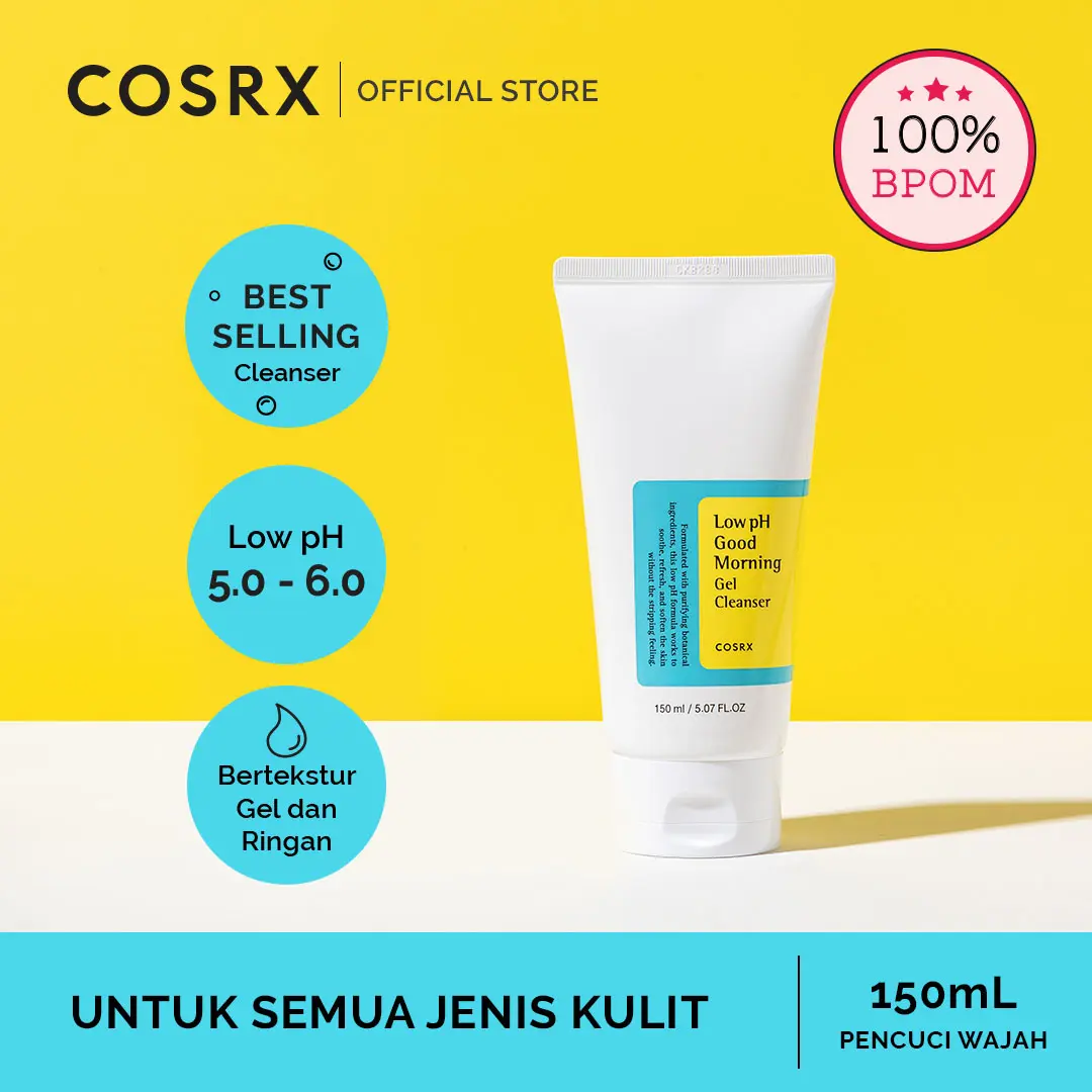 Cosrx Low pH Good Morning Cleanser 150ml Facial Membersihkan Wajah