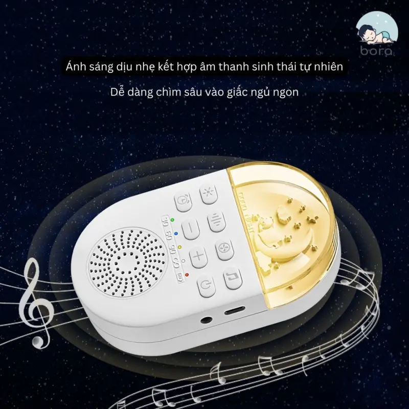 Máy tiếng ồn trắng giúp bé ngủ ngon, sâu giấc 8