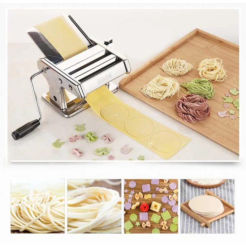 Máy cán mì, cắt mỳ sợi 2 lưỡi dao 5