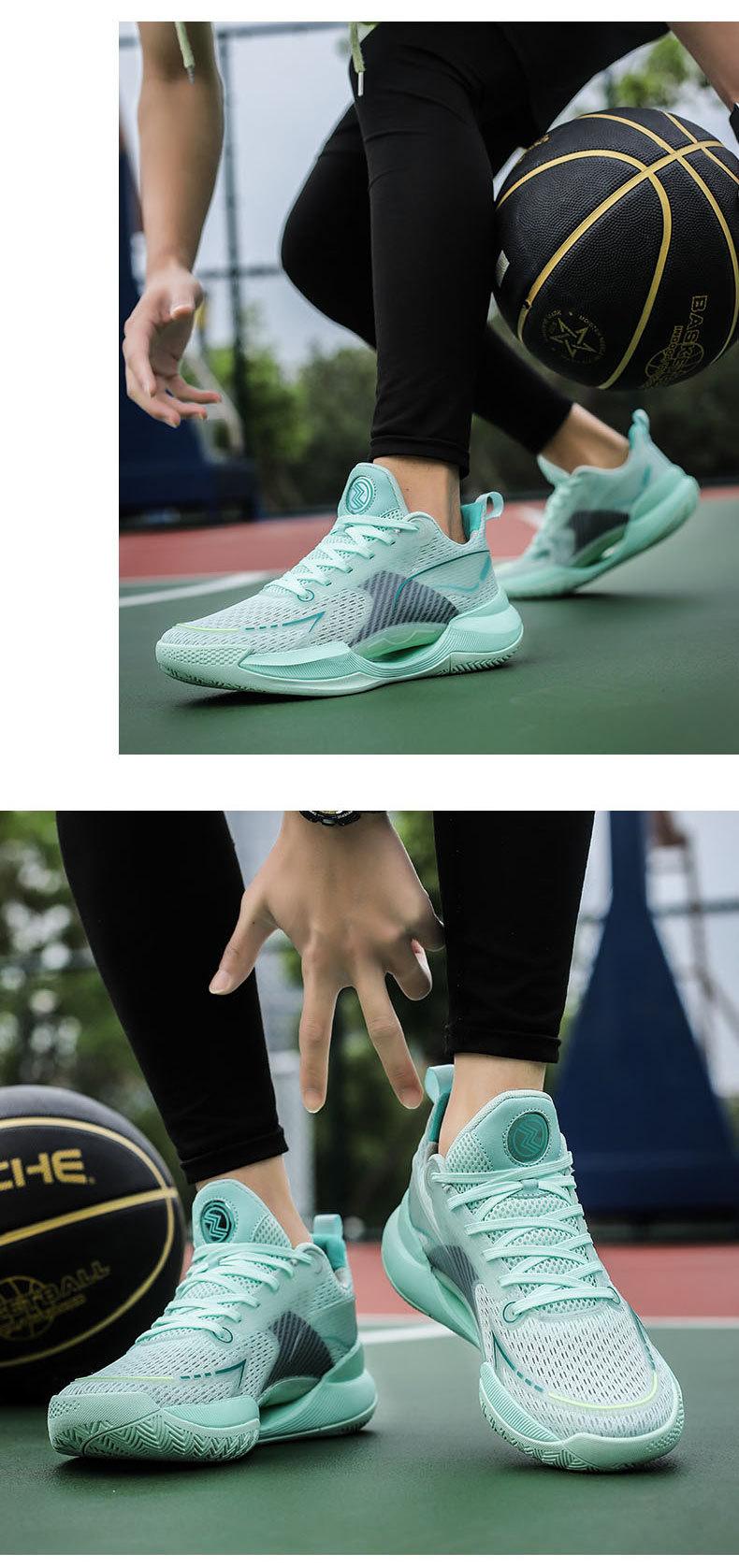 Product Introduction of EPSHOME New Fashion Rubber Korean Basketball Shoes For Men Sports Sneakers non-slip sports men's shoes 8