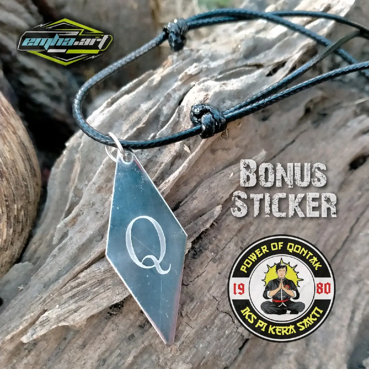 Kalung Q khas IKS PI free sticker