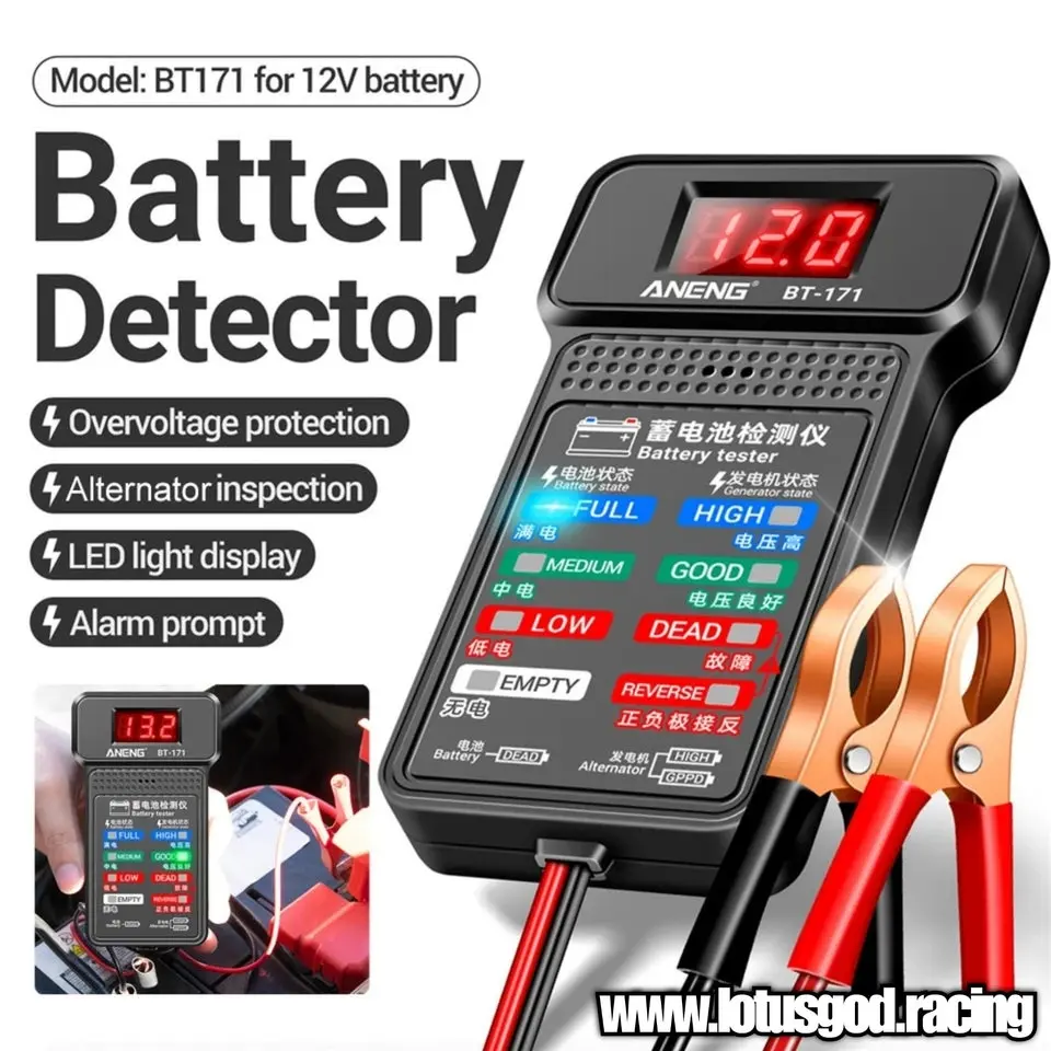 12V Battery Tester for Regular-Flooded, AGM-Flat Plate and AGM-Spiral Batteries