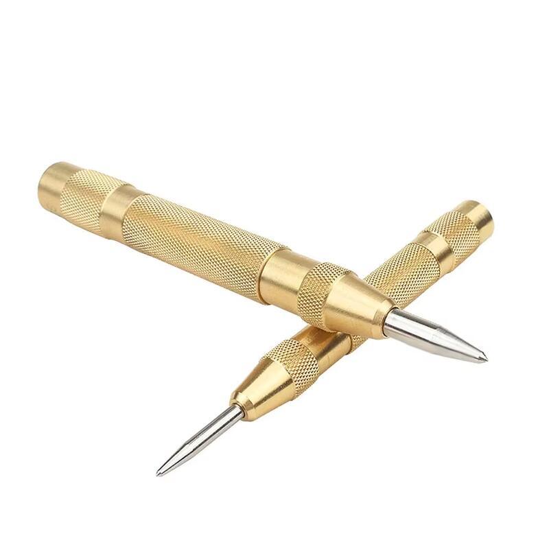 Automatic Center Pin Punch Wooorking Tools Spring Loaded Marking Metal Drill Bits Wood Press Dent Marker Tool 1