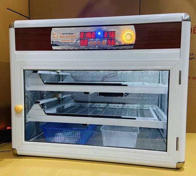 Máy ấp trứng Ánh Dương tự động 108 trứng a100MT thùng hợp kim