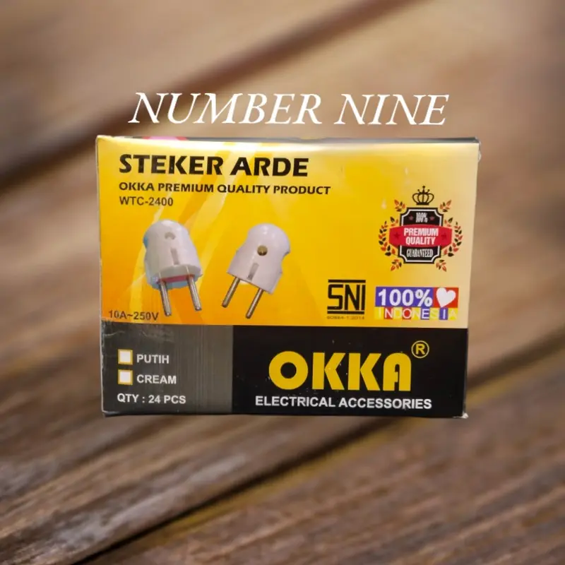 (Paket Isi 24) OKKA Steker Arde / Steker Bulat 2