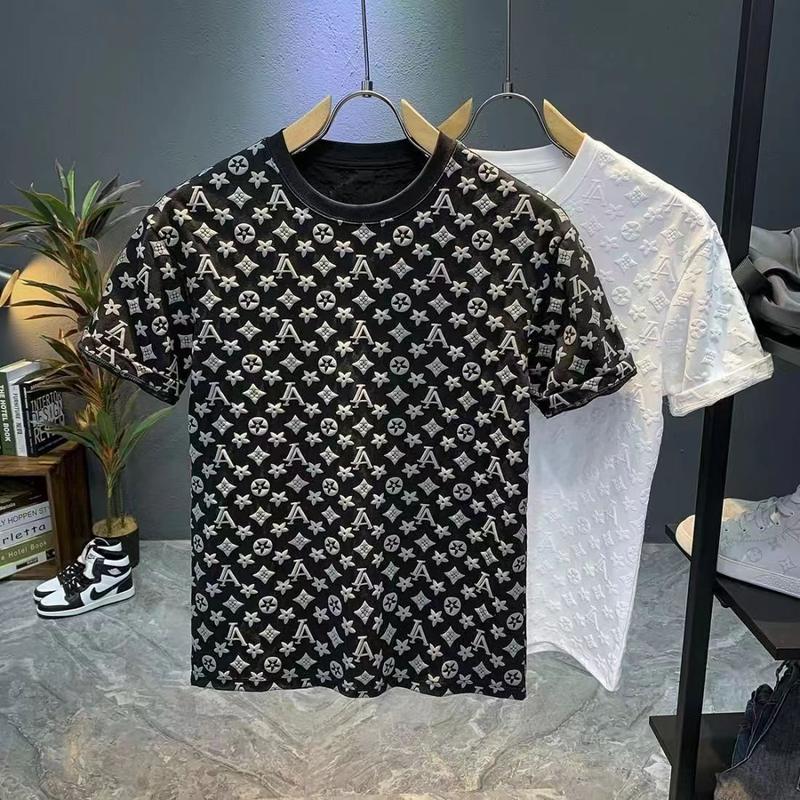 Product Introduction of Áo Thun Ngắn Tay Dáng Rộng Phong Cách Instagram Mới Mùa Hè, Áo Nam, In Phồng Hợp Xu hướng Xu Hướng 2024, Áo Thun Nam Ngắn Tay 3