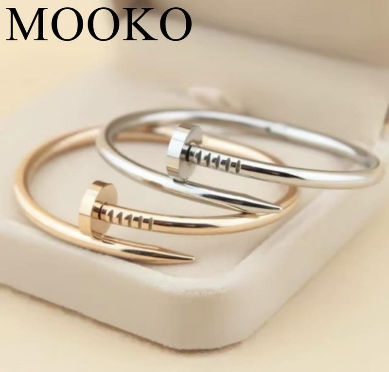 【MOOKO】Thailand gold jewelry bangles for women's Stainless Steel ...