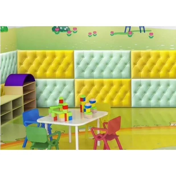HL0206 Wallpaper 3D Foam Headboard Bed Wall Stiker Walpaper Foam Dekorasi Rumah Room 4