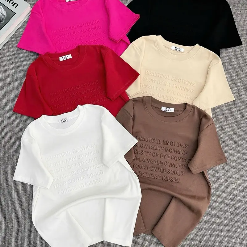 [ Mã G9 ] Áo Thun Baby Tee Borip  Nữ Co Giãn Mềm mại Form 40-62kg Cotton Cổ Tròn