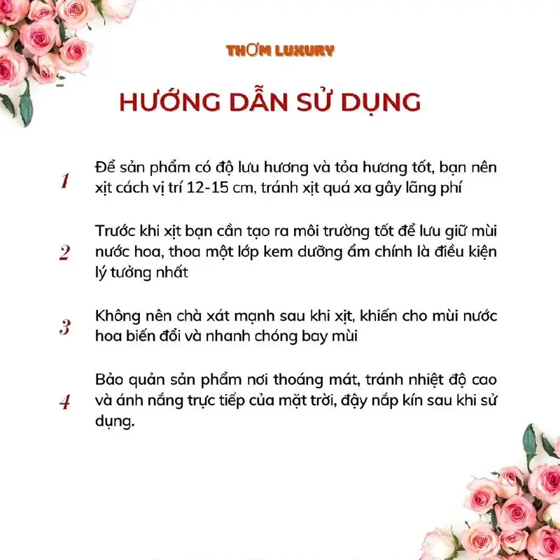 Nước hoa [ chiết thơm lâu 10ml ] Dellina Rosse - Sự tinh tế quyến rũ và đầy nữ tính 2