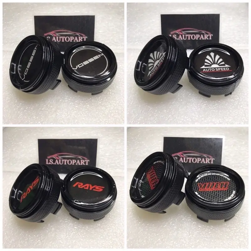 Dop Roda Velg dop roda tutup velg RACING variasi VOSEN RAYS VOLK ,hitam diameter ...
