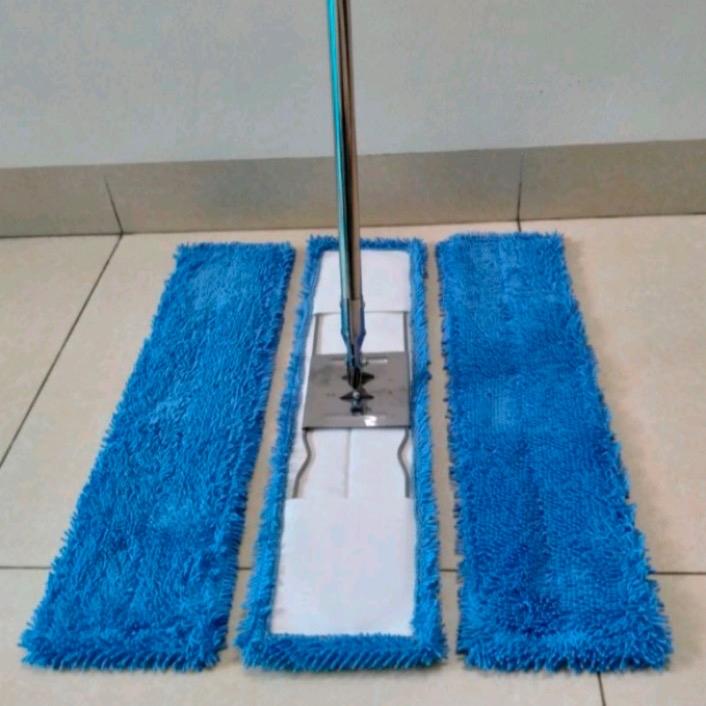 Cây lau nhà 45cm, cây lau công nghiệp inox, tấm lau sàn hô sợi microfiber thấm hút tốt, làm sạch nhanh chổi cây  lau cây lau  tẩy mốc tường cây  lau 2