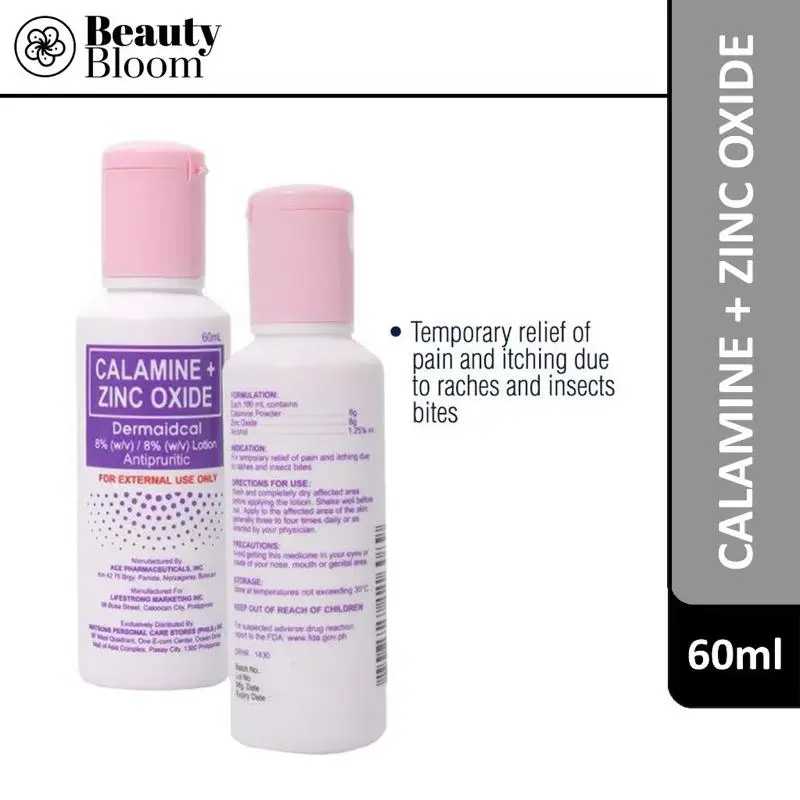 Dermaid Calamine+Zinc Oxide Dermaidcal 30ml/60ml - TikTok Shop Philippines