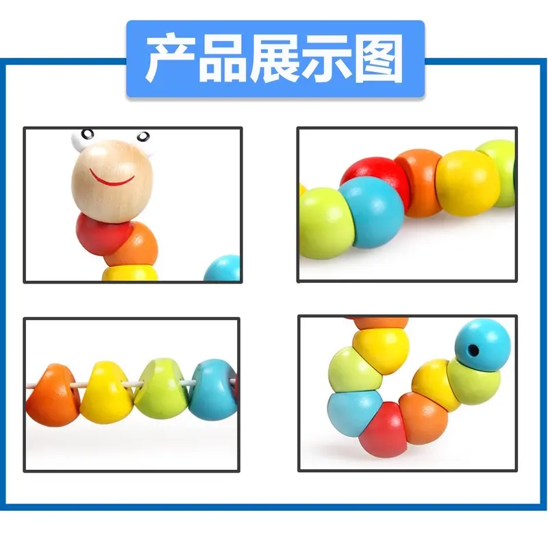 Mainan Edukasi Anak Basic Shape Kayu Balok Geometri Puzzle 3D Montessori Sensory Xylophone Jam Angka 5