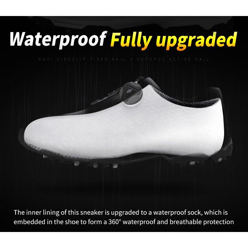 Product Introduction of [PGM] Golf Shoes Rotation Shoelace Sneakers New Design 4 Color Good Quality Waterproof Men Sport Shoe With Anti-Skid Sole XZ096 32