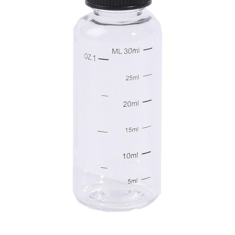 Product Introduction of 30ml-250ml Plastic PET Liquid Capacity Dropper Bottles Pigment Ink Containers Transparent Organiser 24