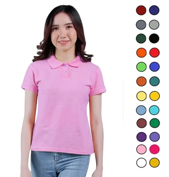 Baju Kerah Berkerah Cewek Kaos Polo Wanita 1