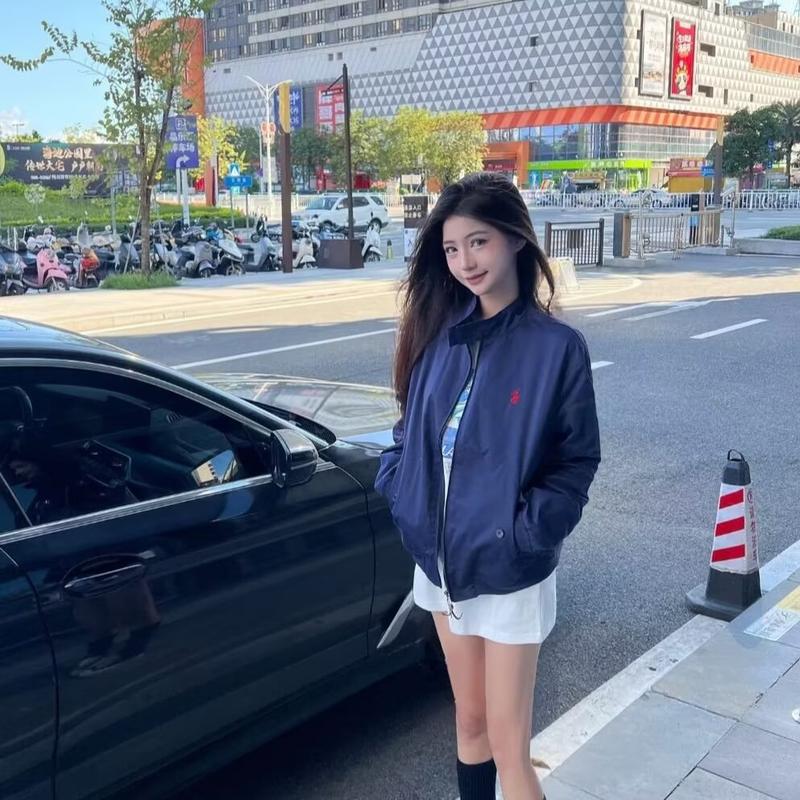 Áo Khoác Bomber, YOUTANG, Phong Cách Cổ Điển, Thêu, Áo Khoác Đồng Phục Bóng Chày, Thời Trang, Thường Ngày, Unisex | BigBuy360 - bigbuy360.vn