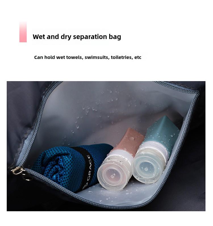 Product Introduction of Sports Workout Travel Handbag, Short Distance Lightweight Water-Proof Bag, Shoe Bag, New Portable Trolley Case, Large-Capacity Luggage Bag, Storage Gym Bag 5
