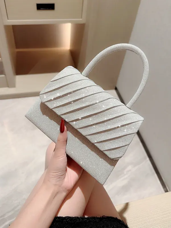 Túi xách nữ SPT46 - Túi cầm tay kim sa , thời trang hottrend nữ 2