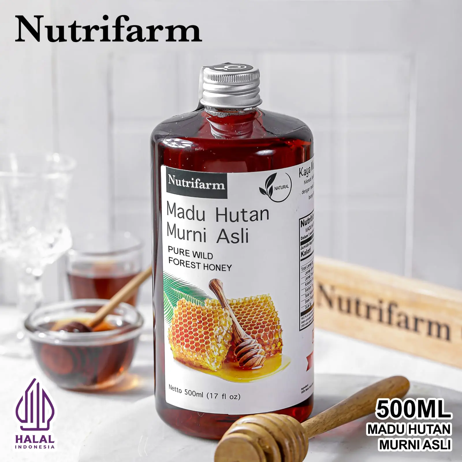 NUTRIFARM MADU HUTAN 500 ML Organik