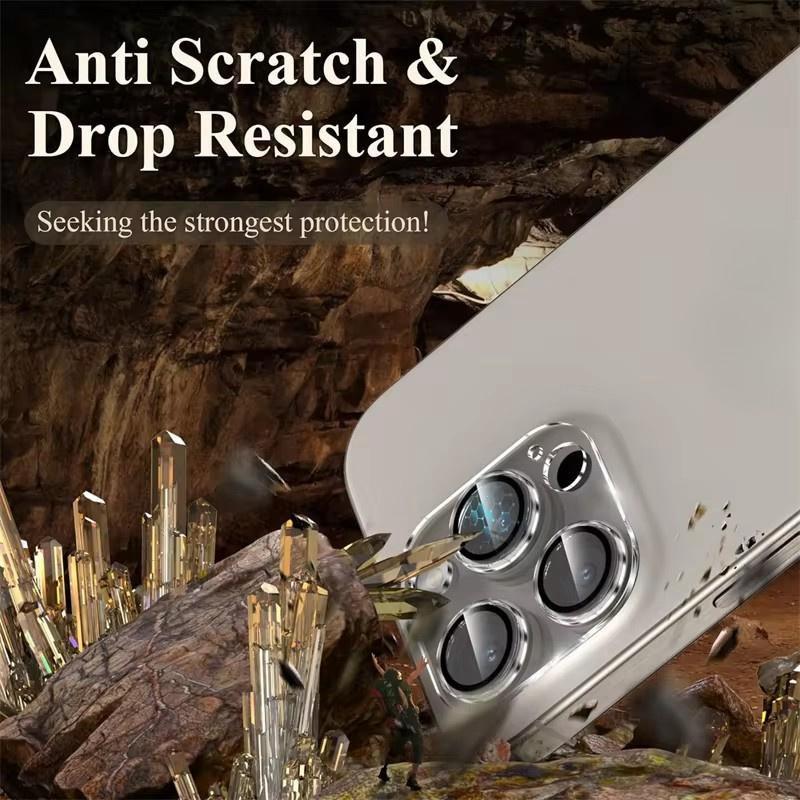Product Introduction of Tempered Glass Camera Lens Protector, 1 Count Lens Protective Film, Phone Accessories Compatible with iPhone 15 Pro Max 14 Pro Max 15 Plus 2