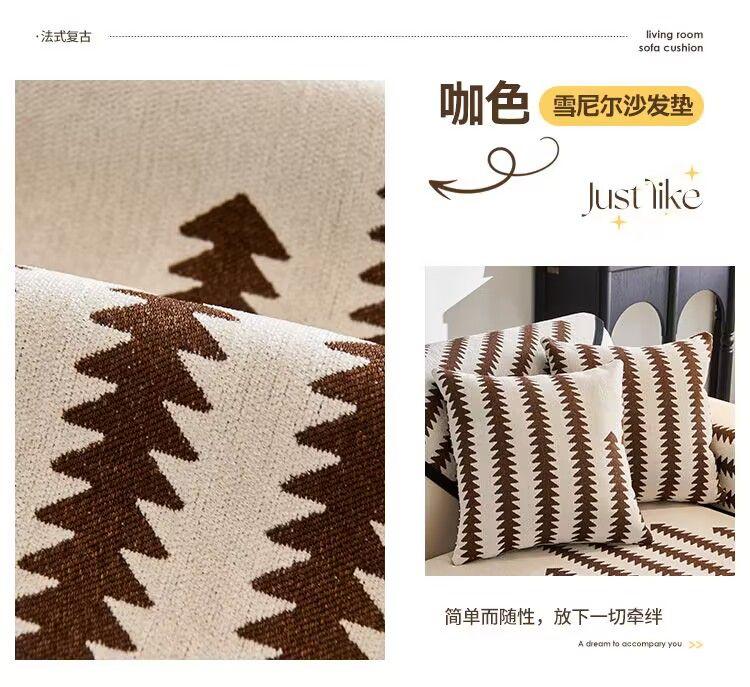 Product Introduction of 2024 New Chenille Sofa Cushion Four Seasons Simple Fashion Seat Cushion Non-slip Leather Sofa Cover Universal 18