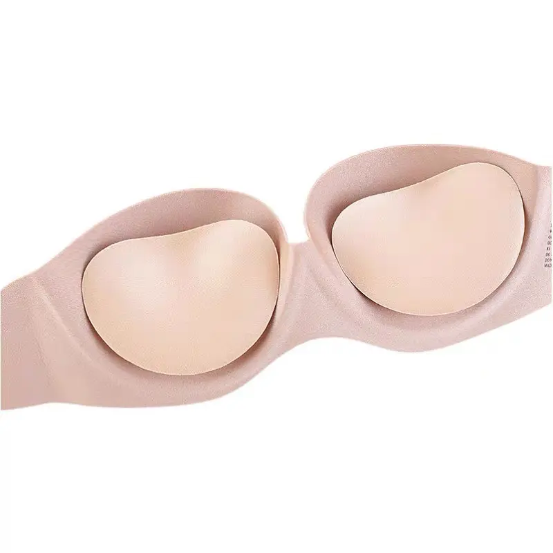 Miếng dán độn tim nâng V1 đệm mút 2cm nâng đẩy siêu chắc sử dụng nhiều lần áo vòng che tên Cao Su Bra Nữ Đen