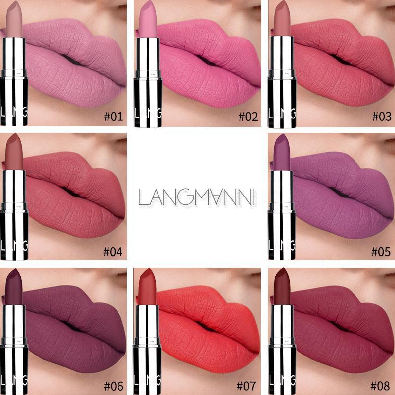 Matte Lip Glaze, Non-fading Non-stick Cup, Long Lasting Lipstick for Daily Makeup 4
