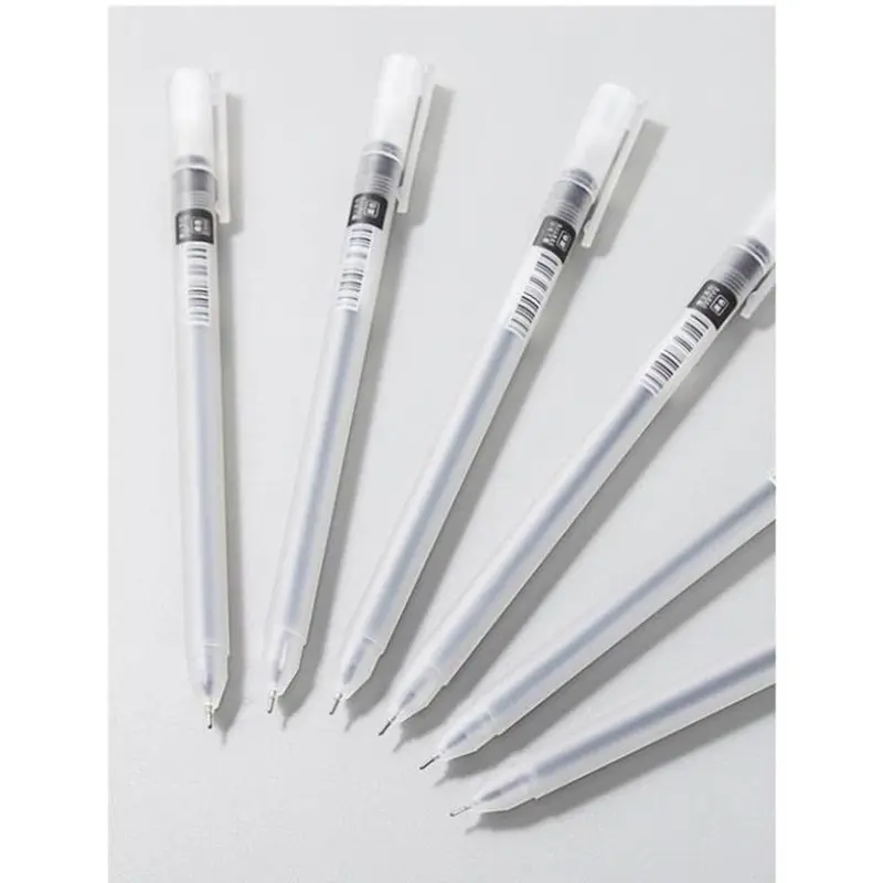 Bút gel vỏ nhám ngòi 0.5mm bút bi nước nhanh khô cao cấp bút mực gel viết trơn văn phòng phẩm 8