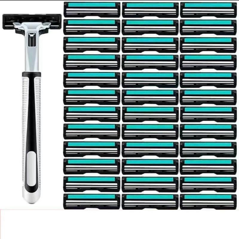 Bộ dao cạo râu cho nam 36 lưỡi thay thế - tặng tuýt kem cạo râu
