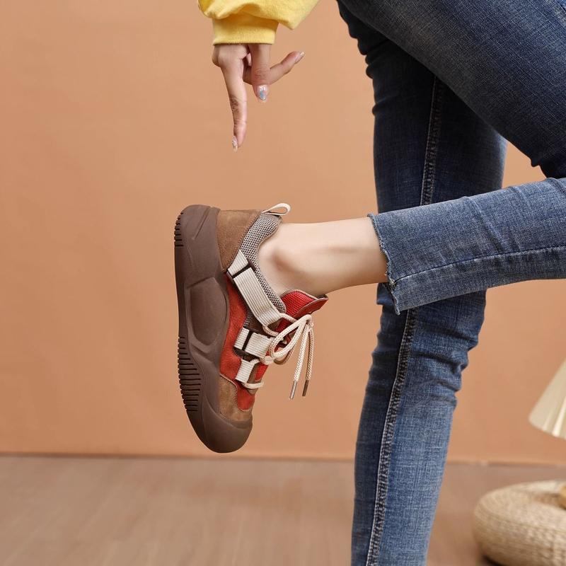 Product Introduction of Dad Shoes, Yuechen, Bộ Sưu Tập Mùa Lò Xo Và Mùa Thu Mới, Dành Cho Nữ, Phổ Biến INS, Dễ Phối Đồ, Thoáng Khí, Đế Mềm, Giày Thể Thao Thường Ngày, Có Sẵn Năm 2025, Bán Chạy Cửa Hàng 4