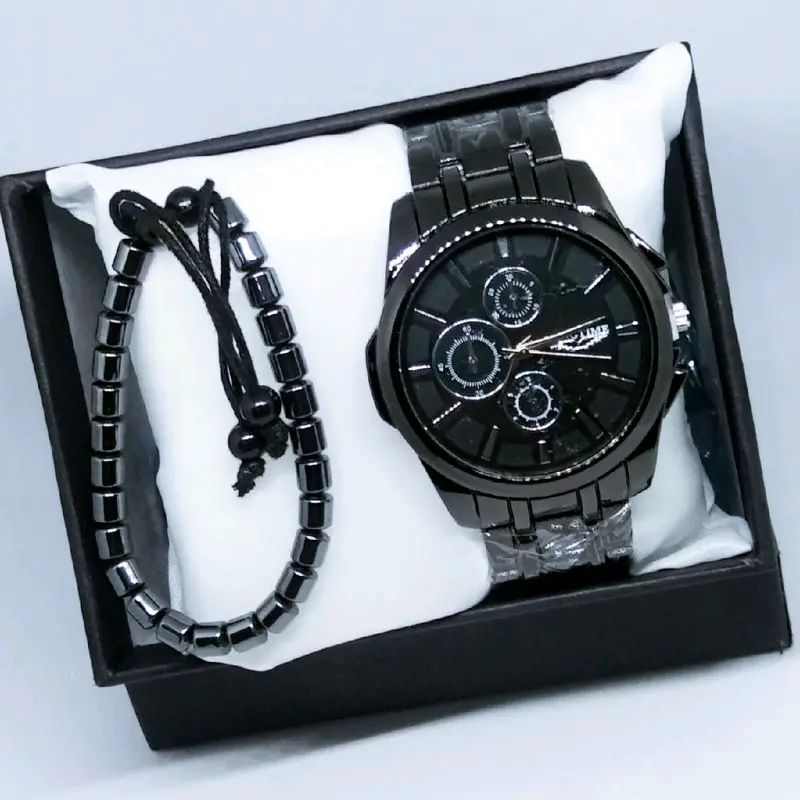 FIRALL!!JAM TANGAN PRIA BONUS GELANG BLUSTIN DAN BATRE CADANGN 1
