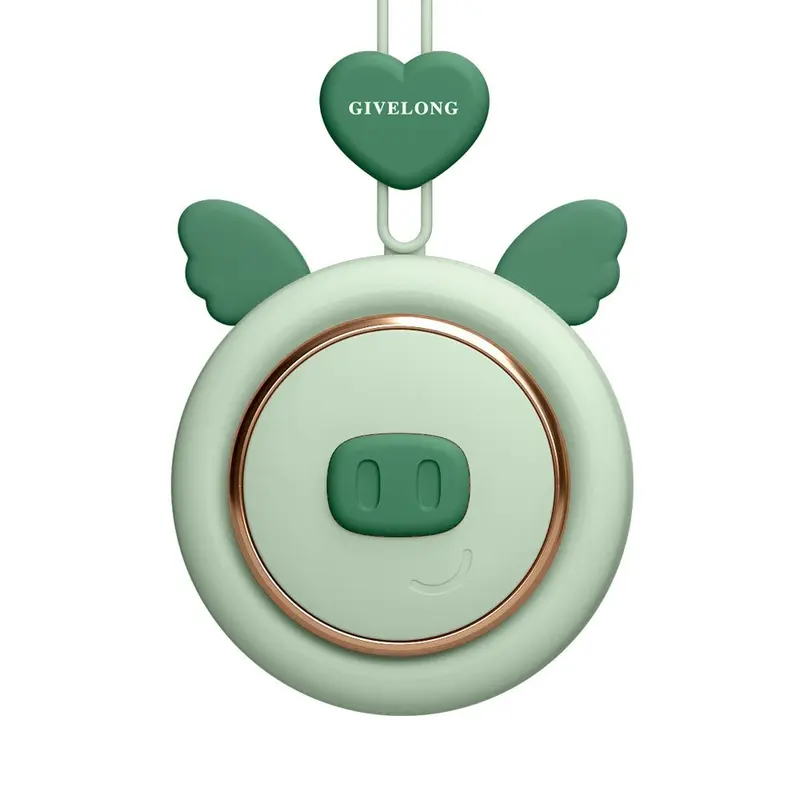 Kipas Angin Leher Portable Model Leher Cute Pig Multiwarna 7