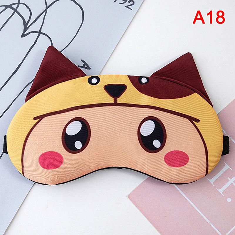 Product Introduction of Sleeping Eye Cover Mask Sleep Cute Night Dream Mask  Sort Pikachu Blindfo 30