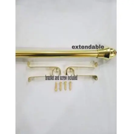 Curtain Rod Extendable Aluminum | Sabitan ng Kurtina
