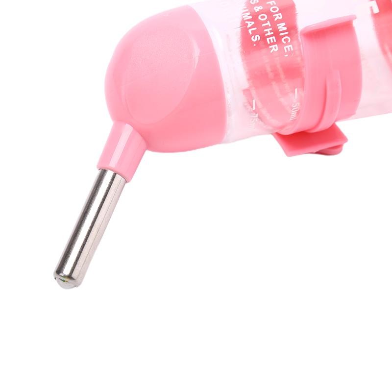 Product Introduction of 80ml Plastic Hamster Drinker Water Bottle Dispenser Hanging Pet Drinking Bottle 22