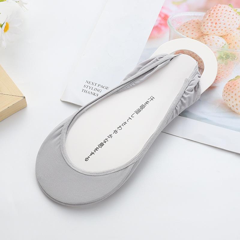 Product Introduction of Boat Socks for Women with Pads, Summer Thin Style, Shallow Mouth Short Socks, Ice Silk Hollow High Heel Socks with Silicone Non-Slip Soles athletic  gear 4