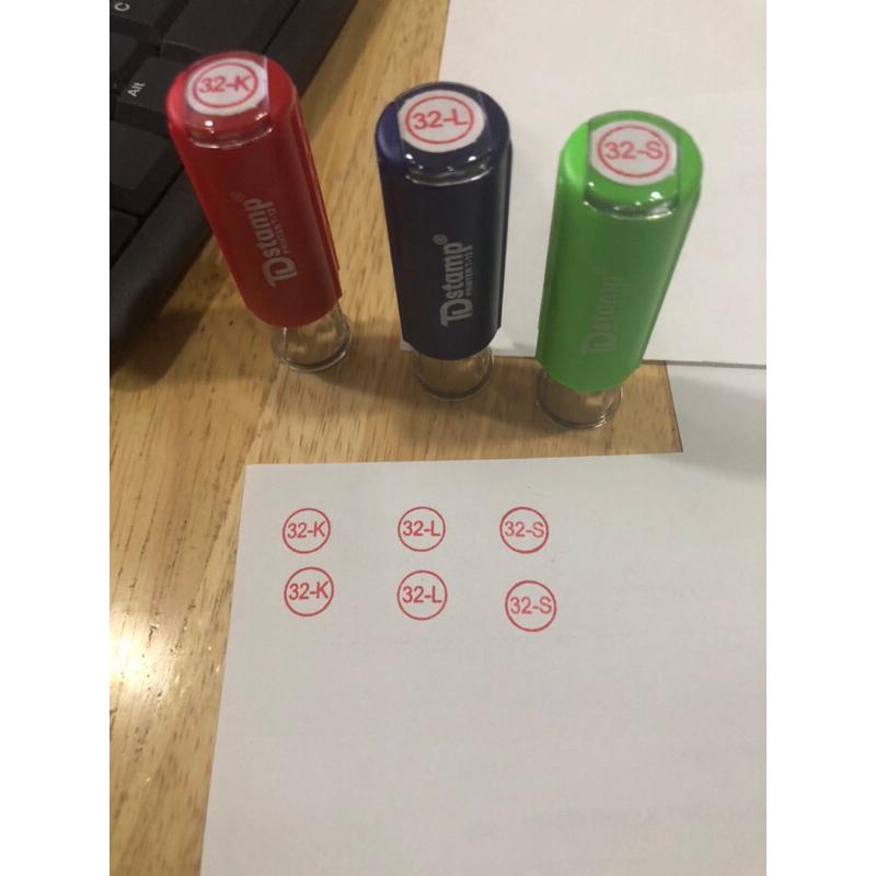 Khắc con dấu tích điểm, dấu logo, dấu icon, con dấu tròn nhỏ 9mm