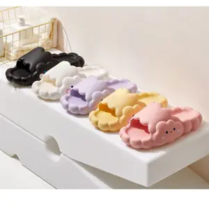 Sandal Selop Anak Perempuan Cloud Awan Korean Style Eva Ringan Terbaru Slip On Jelly Cute | BAREEASE Fashion
